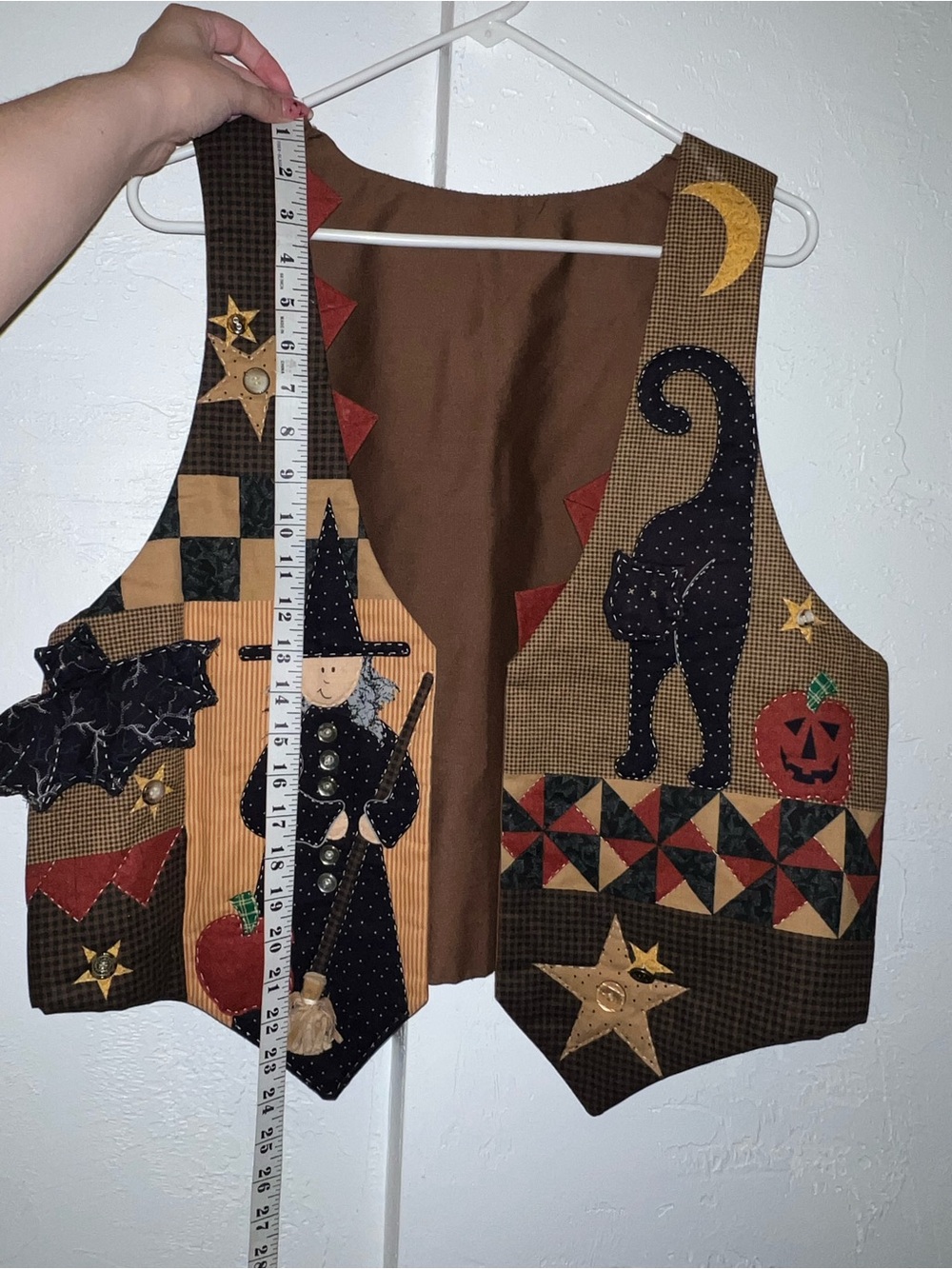 Vintage Hand-Made Halloween Vest - Picture 6 of 7